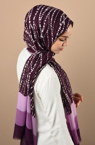 Purple Sjaal 300718A-04