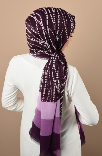 Purple Sjaal 300718A-04