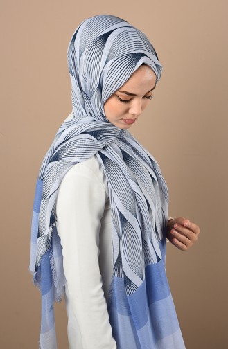 Baby Blue Shawl 300718B-22