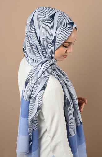 Baby Blue Shawl 300718B-22