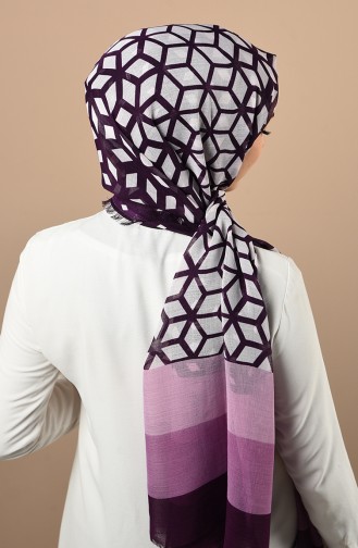 Purple Sjaal 300718D-39