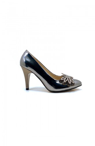 Anthracite High-Heel Shoes 9208-01