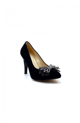 Black High-Heel Shoes 9208-02