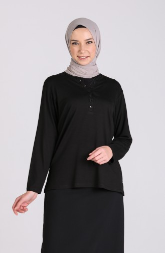 Schwarz Bluse 0313-01