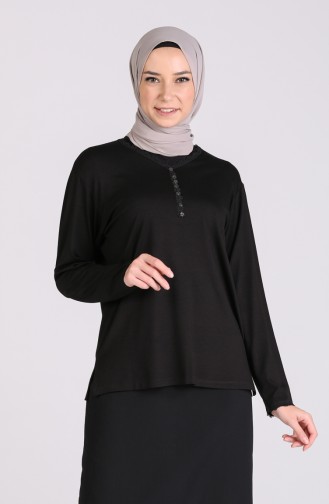 Schwarz Bluse 0323-01