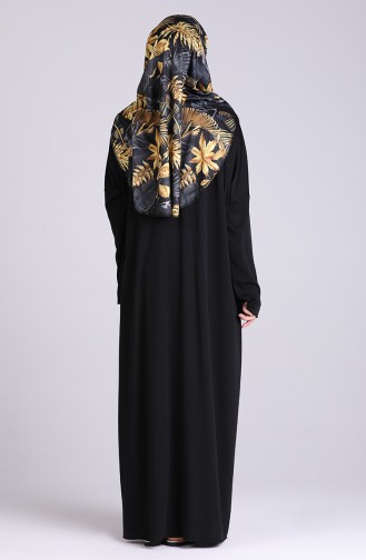 Black Praying Dress 0940-01