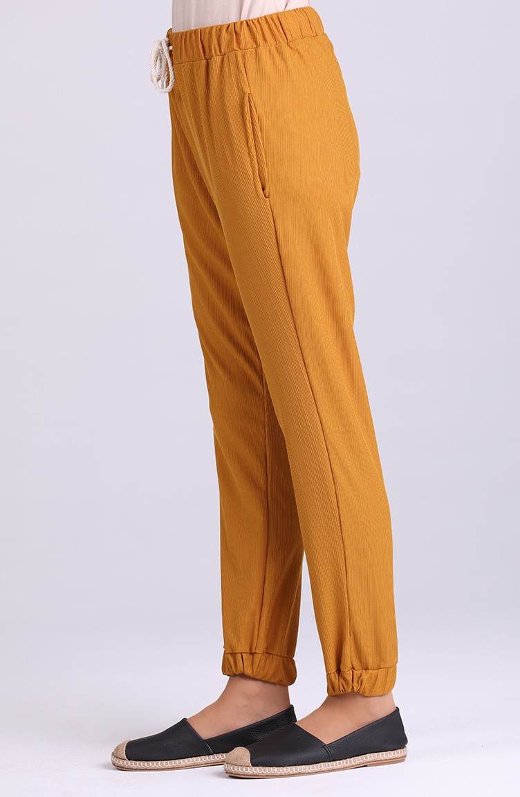 Elastic Pants 9017-03 Mustard 9017-03