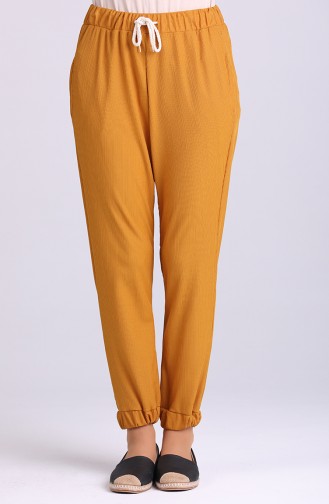 Elastic Pants 9017-03 Mustard 9017-03