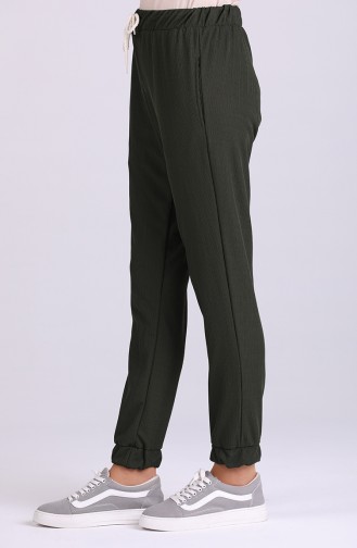 Pantalon Vert Foncé 9017-04