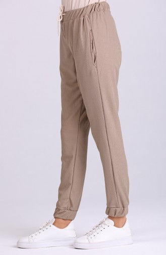 Pantalon Beige Foncé 9017-05