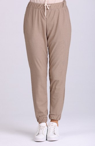 Pantalon Beige Foncé 9017-05