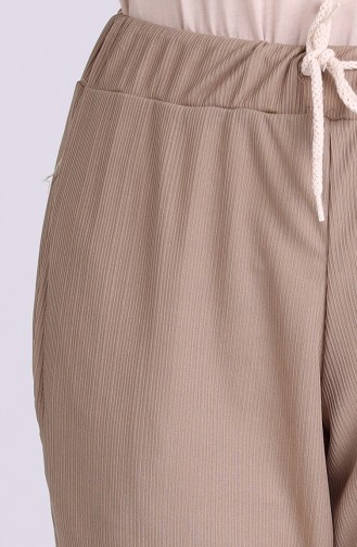 Elastic Pants 9017-05 Dark Beige 9017-05