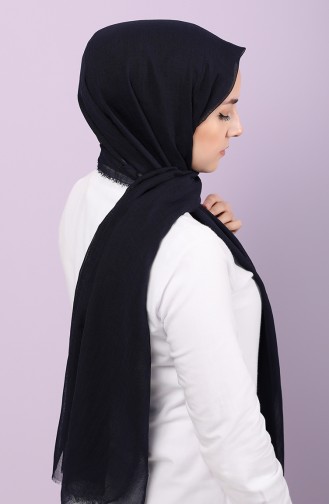 Navy Blue Shawl 300718E-59