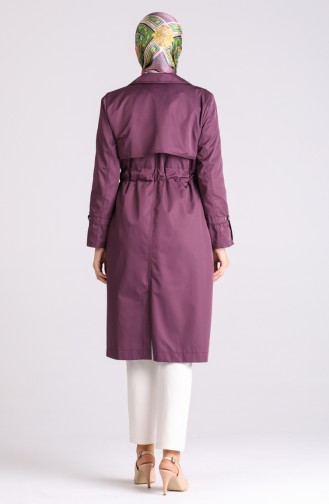 Purple Trench Coats Models 1408-06