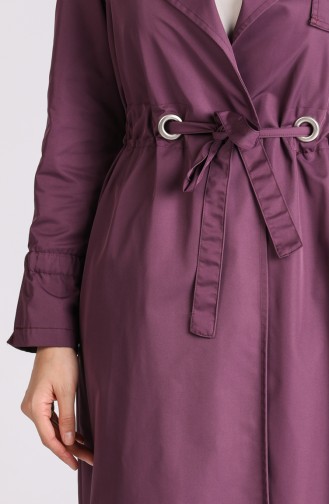 Purple Trench Coats Models 1408-06