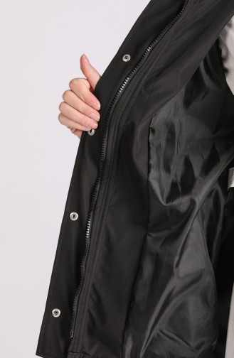 Black Trench Coats Models 1475-01