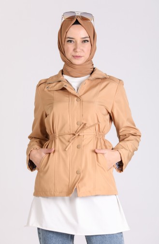 Camel Trench Coats Models 1475-02