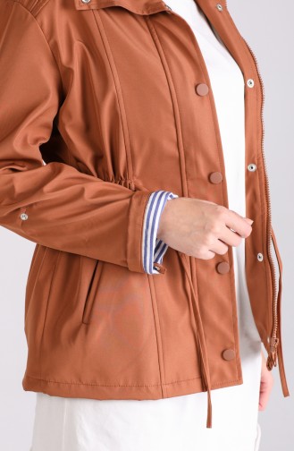 Tobacco Brown Trench Coats Models 1475-03