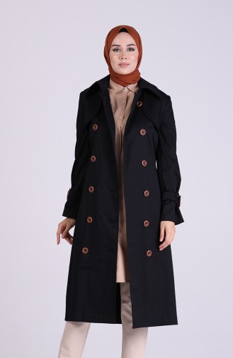 Navy Blue Trench Coats Models 90011-01