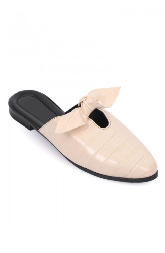 Beige Woman home slippers 87011