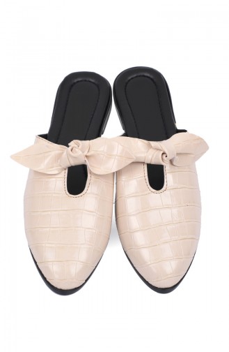 Beige Woman home slippers 87011