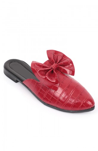 Chaussons Pour Femme Rouge 87031