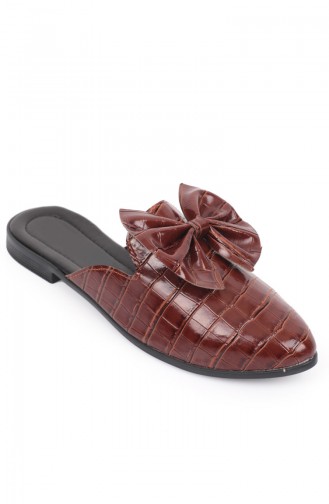 Tobacco Brown Woman home slippers 87032