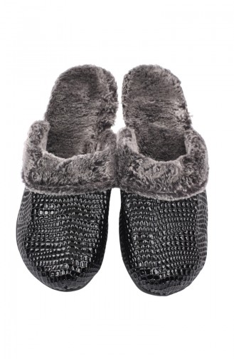 Black Women`s House Slippers 87050