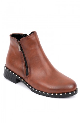 Tan Boots-booties 87510