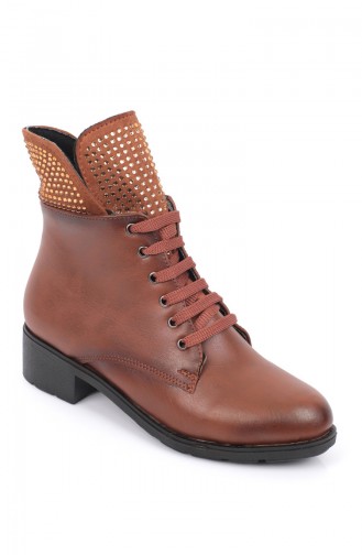 Tan Boots-booties 87531-1