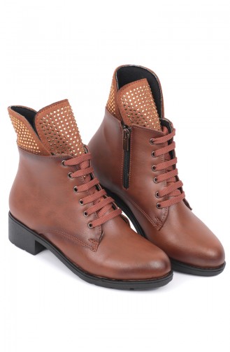 Tan Boots-booties 87531-1