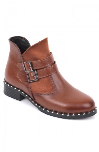 Tan Boots-booties 87541-1