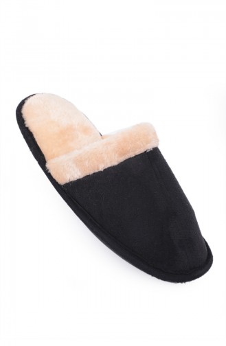 Black Women`s House Slippers 88020