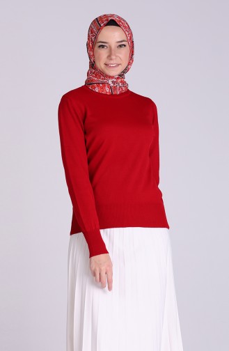 Rot Pullover 2316-05