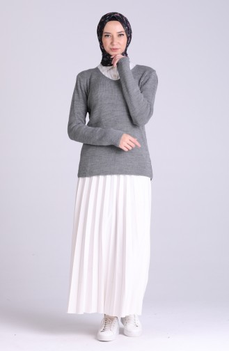 Grau Pullover 6032-02