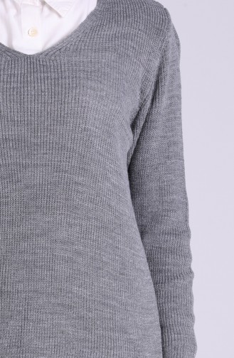 Grau Pullover 6032-02