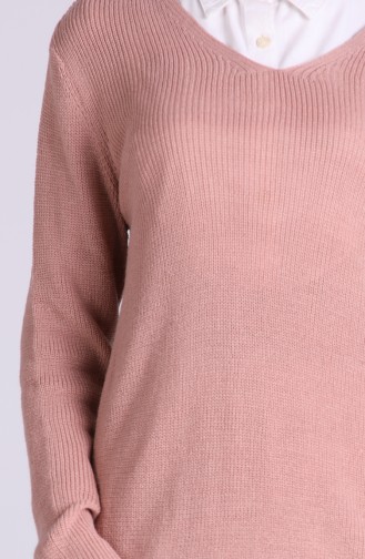 Beige-Rose Pullover 6032-04