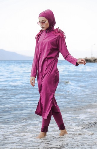 Fuchsia Swimsuit Hijab 2029-03