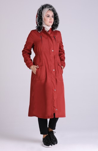 Fur Hooded Coat 9055-03 Tile 9055-03