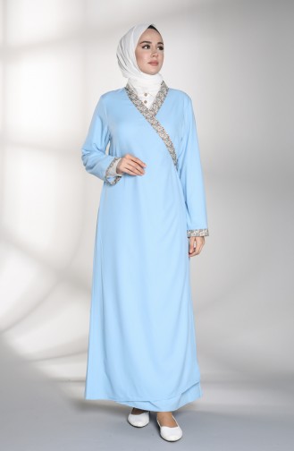 Baby Blue Prayer Dress 1001B-02