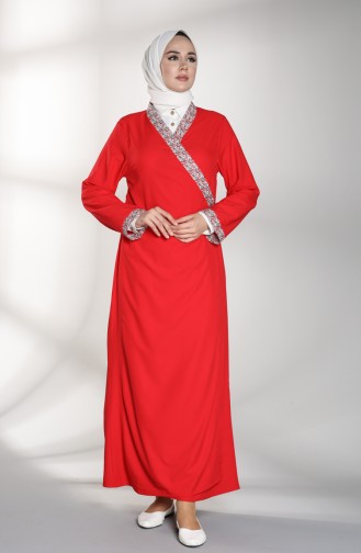 Robe de Prière Rouge 1001B-04