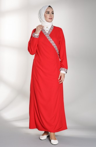 Robe de Prière Rouge 1001B-04