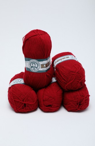 Red Knitting Yarn 0269-034