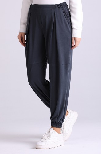 Modal Fabric Elastic Trousers 1315-02 Smoked 1315-02