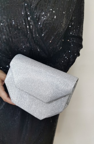 Silver Gray Portfolio Hand Bag 507111-208