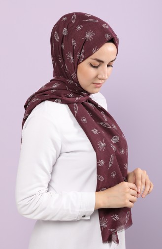 Plum Shawl 10004-09