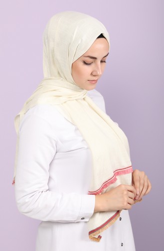 Cream Shawl 3778-04