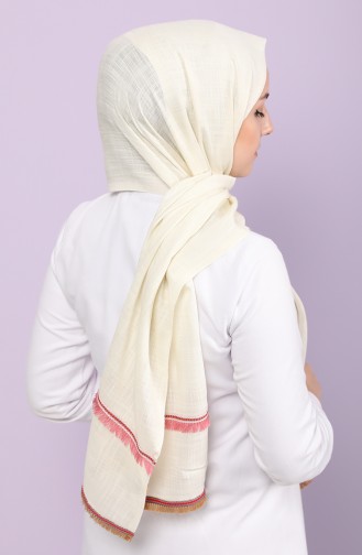 Cream Shawl 3778-04