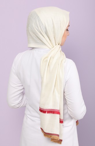 Cream Shawl 3778-05