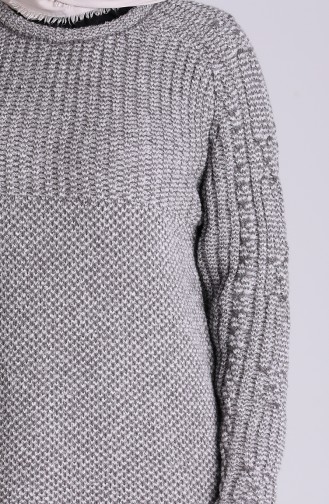 Triko Tunik 4203A-04 Gri